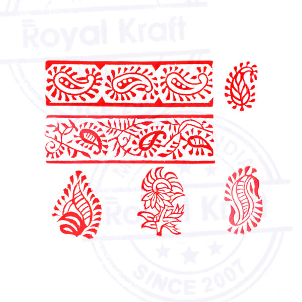 Paisley Wooden Stamps - Set