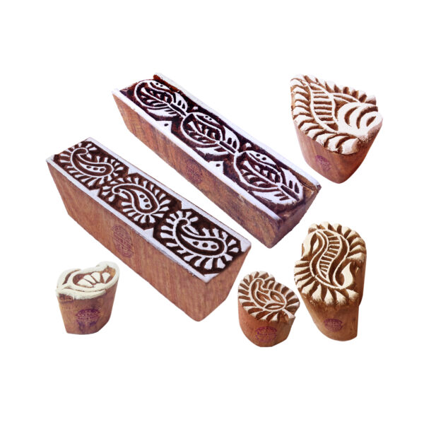 Paisley Wooden Stamps - Set