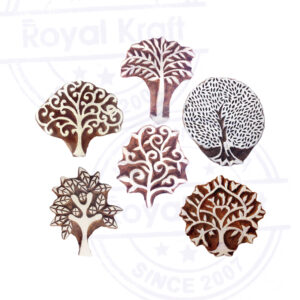 Tree Wooden Stamps - Set