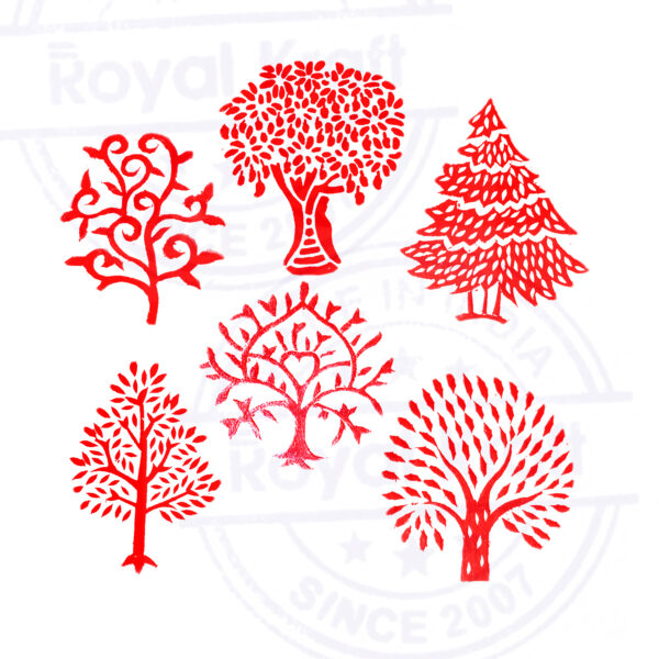 Tree Wooden Stamps - Set