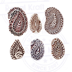 Paisley Wooden Stamps - Set