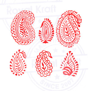 Paisley Wooden Stamps - Set