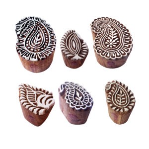 Paisley Wooden Stamps - Set