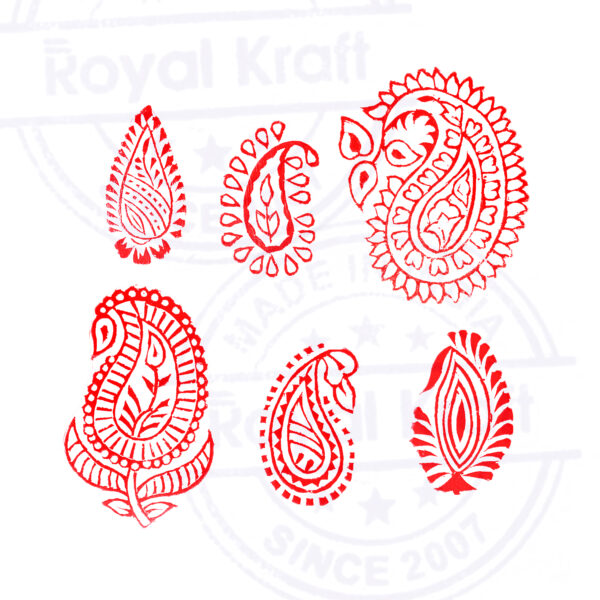 Paisley Wooden Stamps - Set