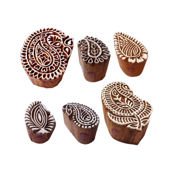 Paisley Wooden Stamps - Set