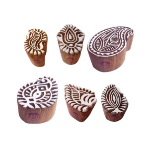 Paisley Wooden Stamps - Set