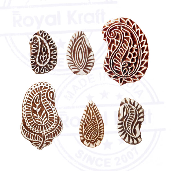 Paisley Wooden Stamps - Set