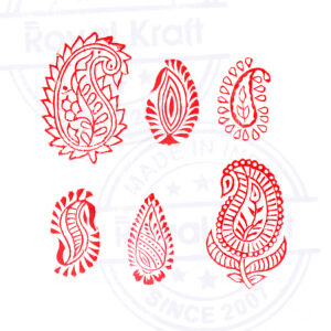 Paisley Wooden Stamps - Set