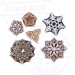 Star Wooden Stamps - Set
