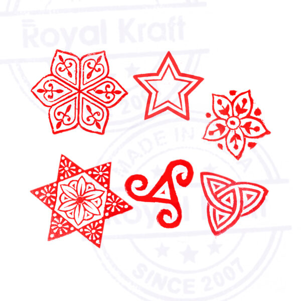 Star Wooden Stamps - Set