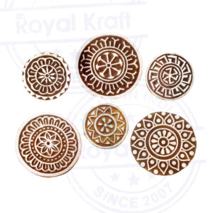 Round Wooden Stamps - Set