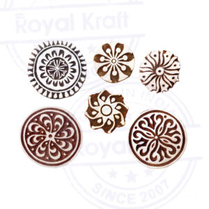Round Wooden Stamps - Set