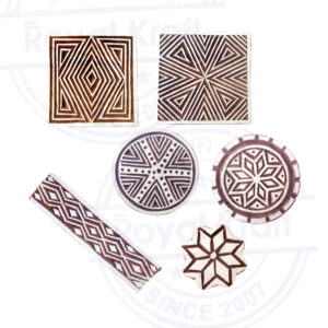 Assorted Wooden Stamps - Set