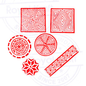 Assorted Wooden Stamps - Set