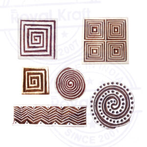 Assorted Wooden Stamps - Set