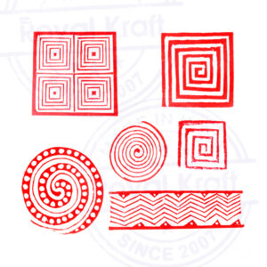 Assorted Wooden Stamps - Set