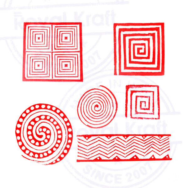 Assorted Wooden Stamps - Set