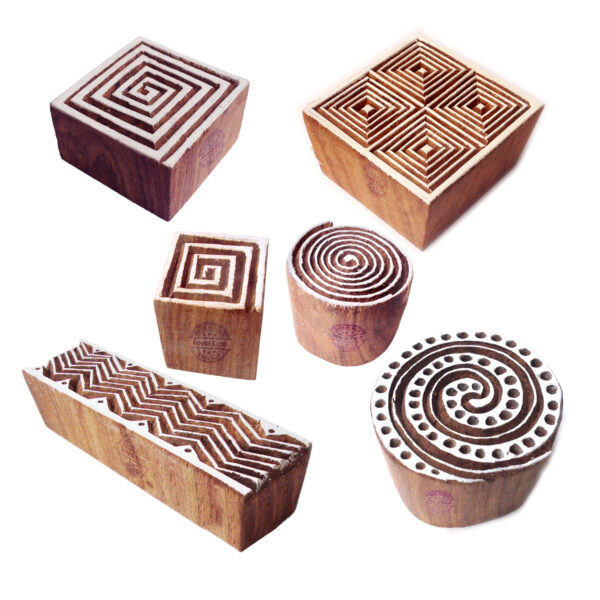 Assorted Wooden Stamps - Set