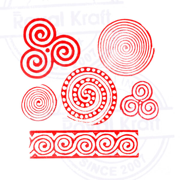 Round Wooden Stamps - Set