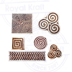 Assorted Wooden Stamps - Set