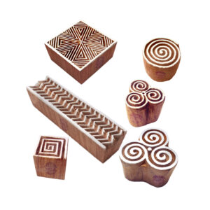 Assorted Wooden Stamps - Set