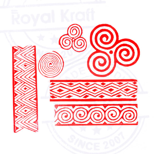 Border Wooden Stamps - Set