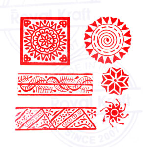 Assorted Wooden Stamps - Set