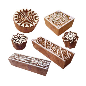 Assorted Wooden Stamps - Set