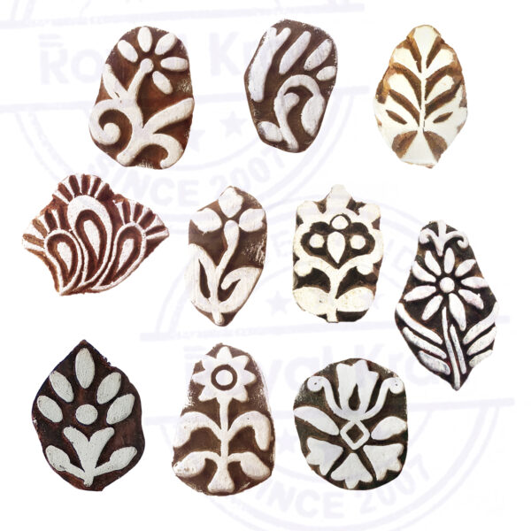 Small Wooden Stamps - Set
