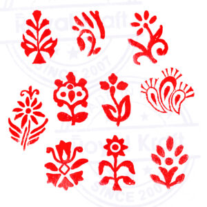Small Wooden Stamps - Set