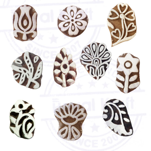 Small Wooden Stamps - Set