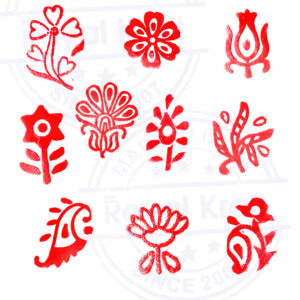 Small Wooden Stamps - Set