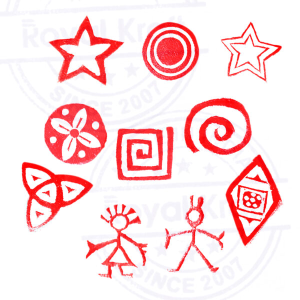 Small Wooden Stamps - Set