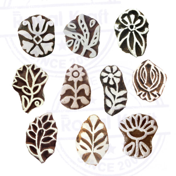 Small Wooden Stamps - Set