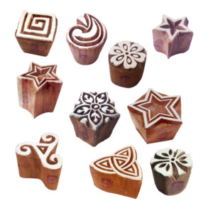 Small Wooden Stamps - Set