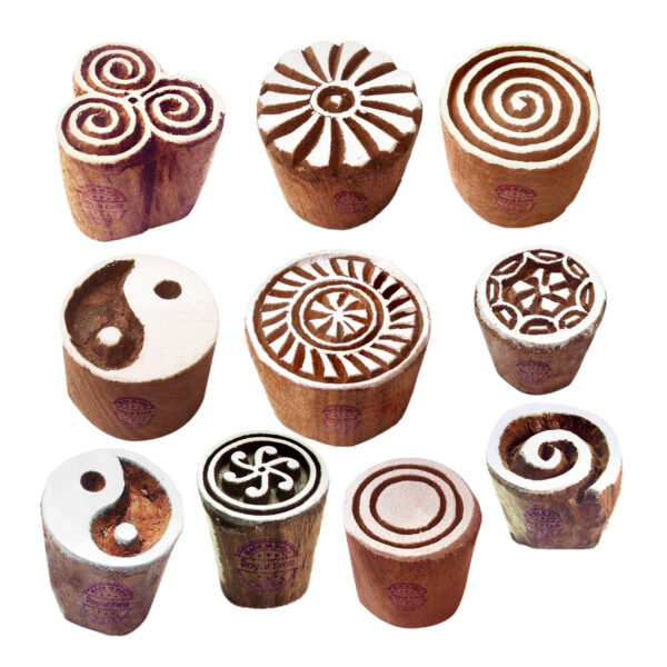 Small Wooden Stamps - Set
