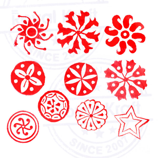 Small Wooden Stamps - Set