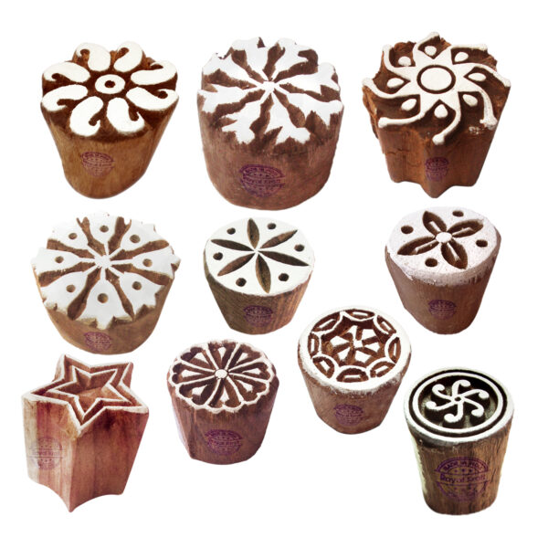Small Wooden Stamps - Set
