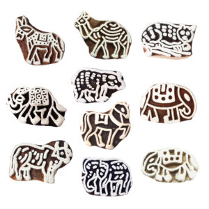 Animal Wooden Stamps - Set