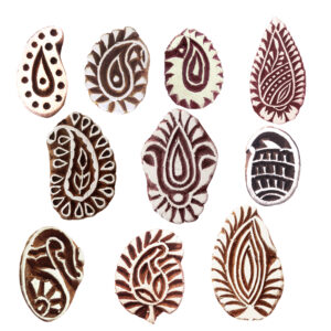 Paisley Wooden Stamps - Set