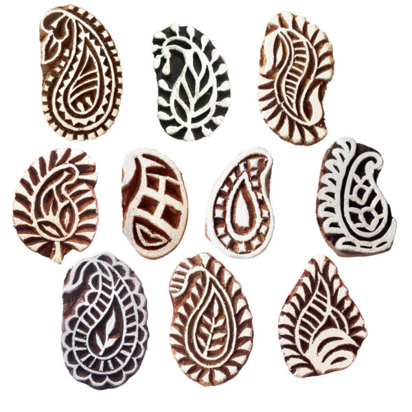 Paisley Wooden Stamps - Set