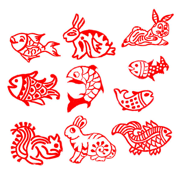 Animal Wooden Stamps - Set