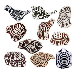 Animal Wooden Stamps - Set