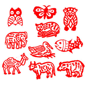 Animal Wooden Stamps - Set