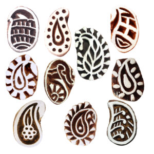 Paisley Wooden Stamps - Set