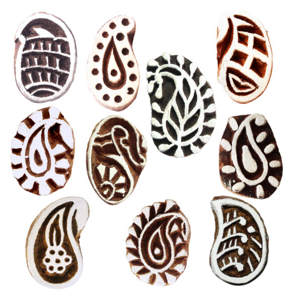 Paisley Wooden Stamps - Set