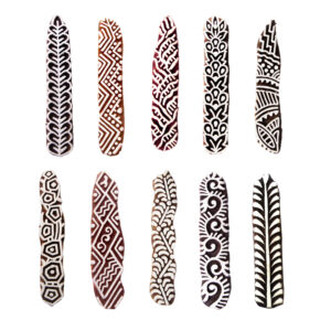 Border Wooden Stamps - Set