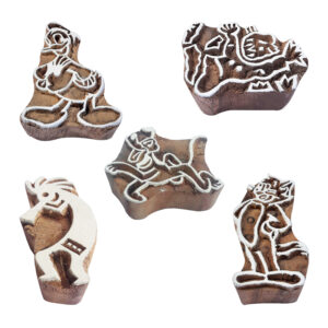 Figure Wooden Stamps - Set