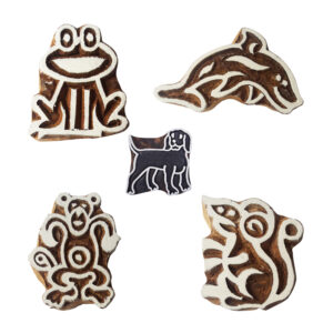 Animal Wooden Stamps - Set