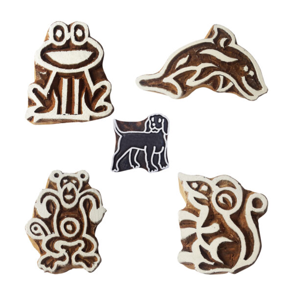 Animal Wooden Stamps - Set